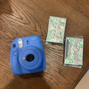 Instax mini 9 in cool blue color